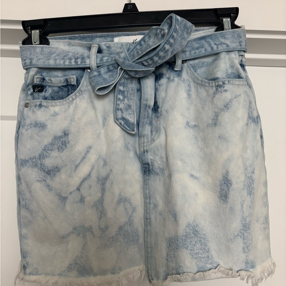 KanCan Mini Skirt in Classic Denim